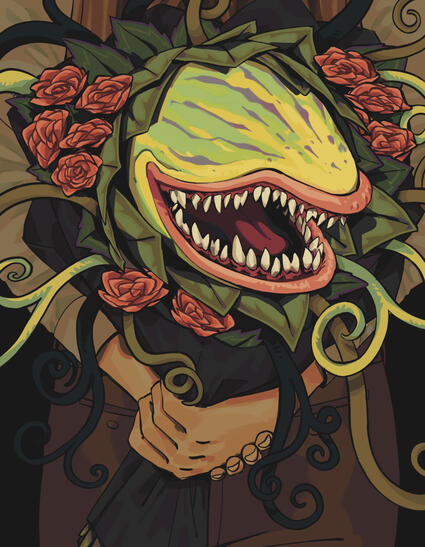 &quot;Little Shop of Horrors&quot; Theatre Poster Design