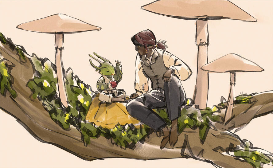 Lunch Date (Commission)