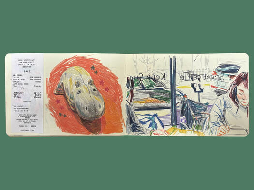 Melvin the House Hippo &amp; Cafe with Friends